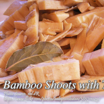 Bamboo Shoots with Tahuri