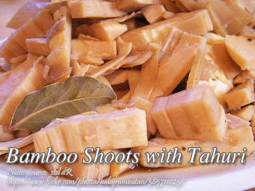 Bamboo Shoots with Tahuri