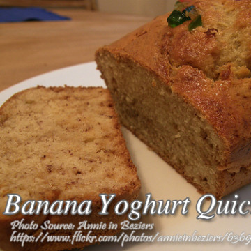 Banana Yoghurt Quickbread