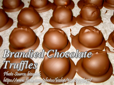 Brandied Chocolate Truffles