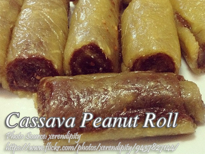 Cassava Peanut Roll