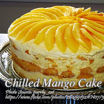Chilled Mango Cake