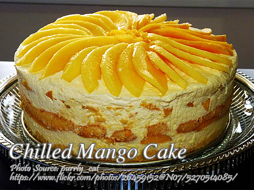 Chilled Mango Cake