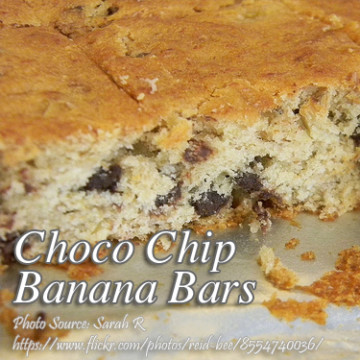 Choco Chips Banana Bars