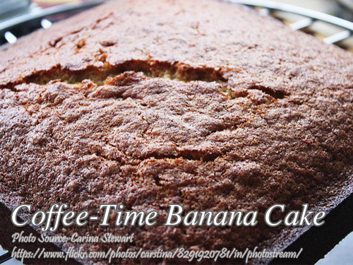 Coffee Time Banana Cake