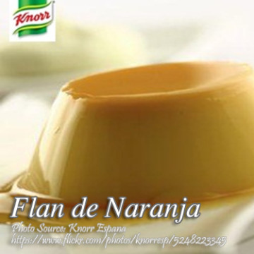 Flan de Naranja