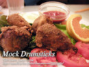 Mock Drumsticks with Mashed Potato