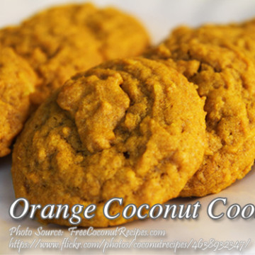 Orange Coconut Cookies