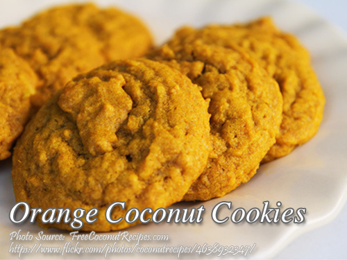 Orange Coconut Cookies