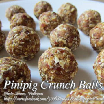 Pinipig Crunch Balls