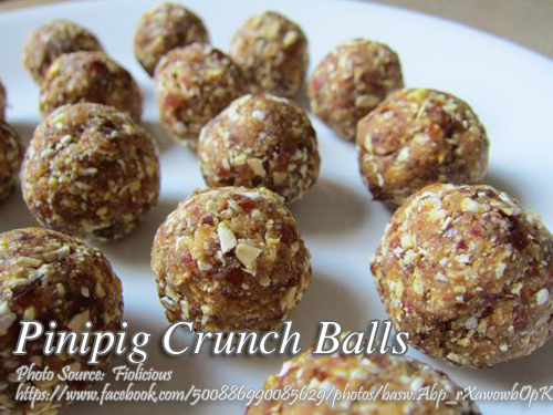 Pinipig Crunch Balls