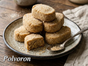 Polvoron (Filipino Shortbread) Polvoron Pin It!