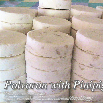 Polvoron with Pinipig