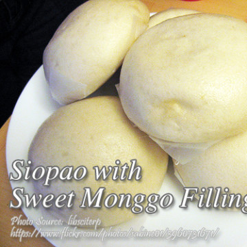 Siopao with Monggo Filling