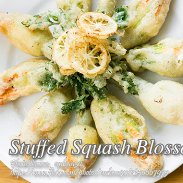 Stuffed Squash Blossoms