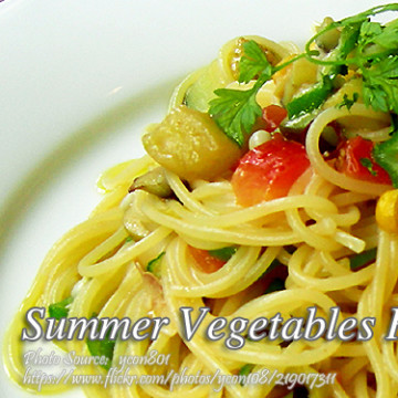 Summer Vegetables Pasta